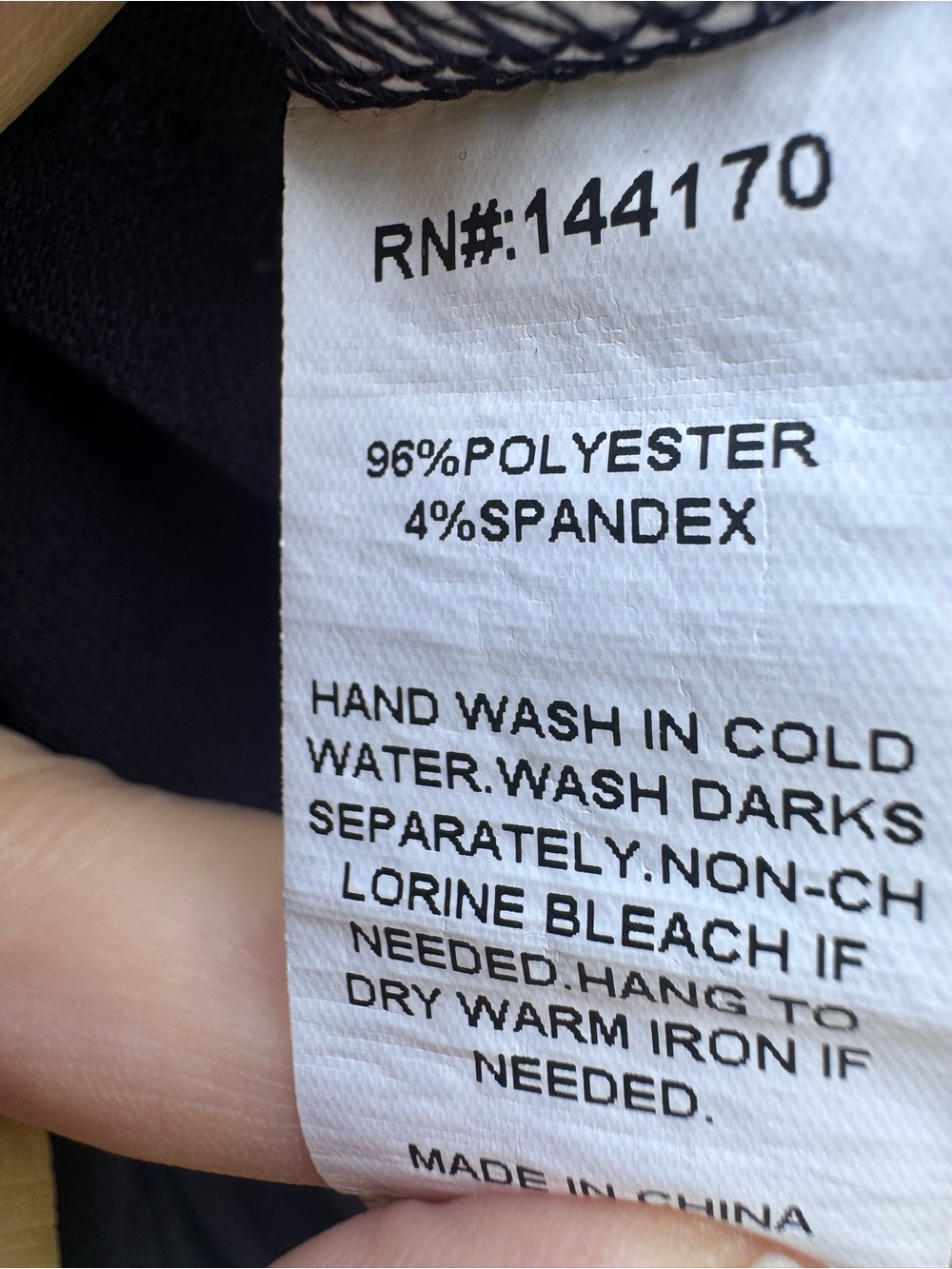 Lavish Navy V-Neck Button Front Tie-Waist Blouse - Picture 5 of 5